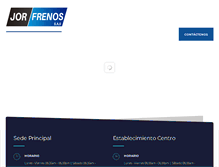 Tablet Screenshot of importacionesjorfrenos.com